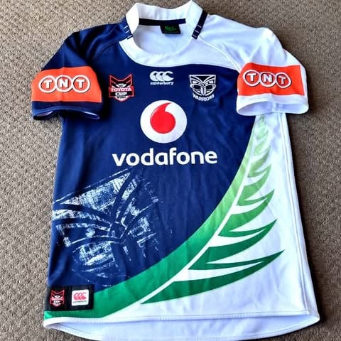 2011 New Zealand Warriors U20 Toyota Cup Jersey — full view