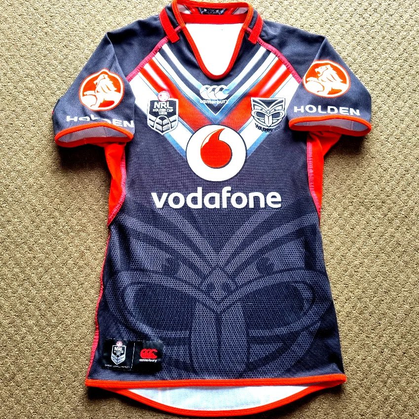 2014 New Zealand Warriors U20 Home Jersey — full view