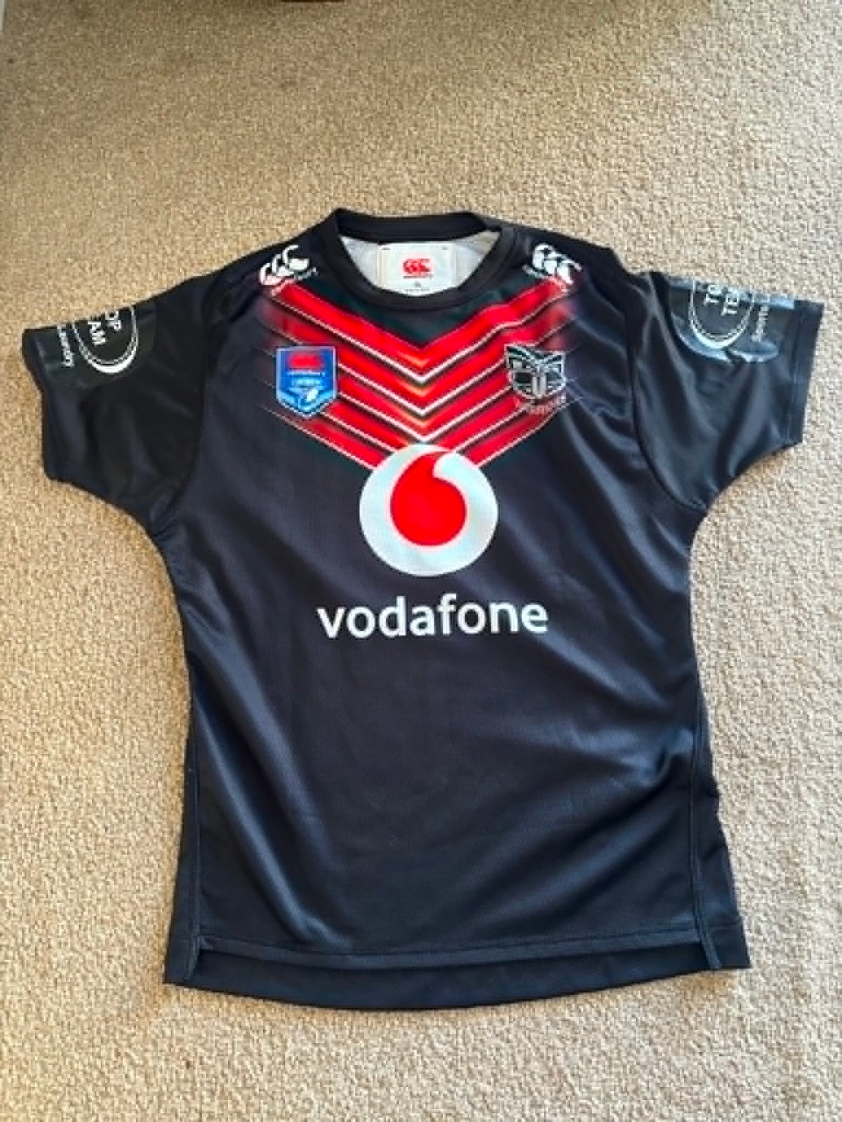 2016 New Zealand Warriors NSW Cup (Intrust Super Premiership) Jersey — full view