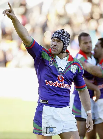 2005 New Zealand Warriors 10th Anniversary Jersey