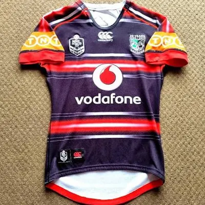 2015 New Zealand Warriors U20 Home Jersey